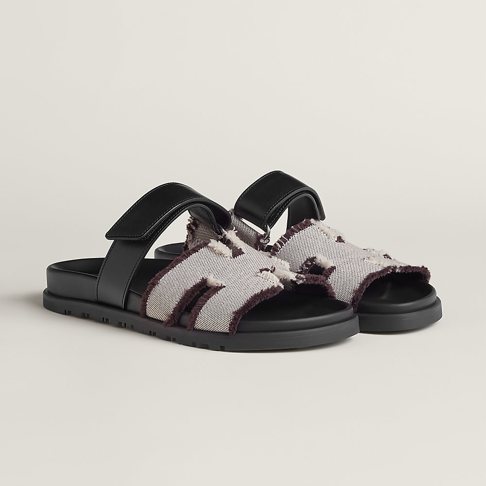 HERMÈS CHYPRE SANDAL Natural - Size 37.5 For Sale at | hermes